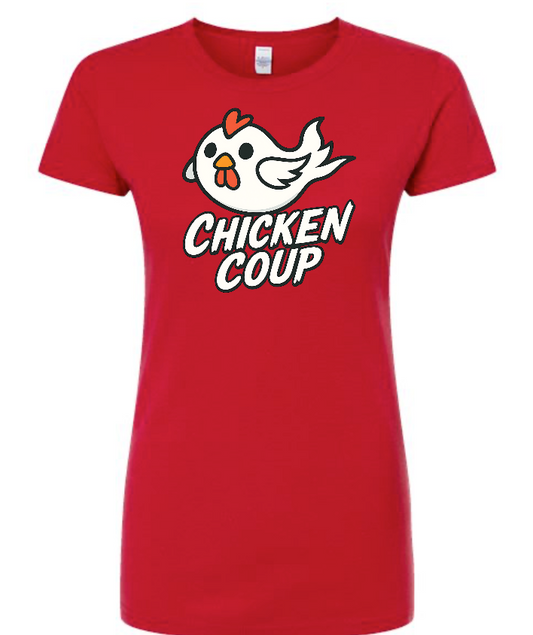Ghost Chicken Womens Slim Fit T-Shirt